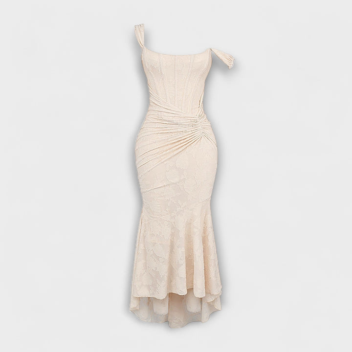 Renske - Dlouhé Šaty s Elegantním a Vysoce Kvalitním Korzetem