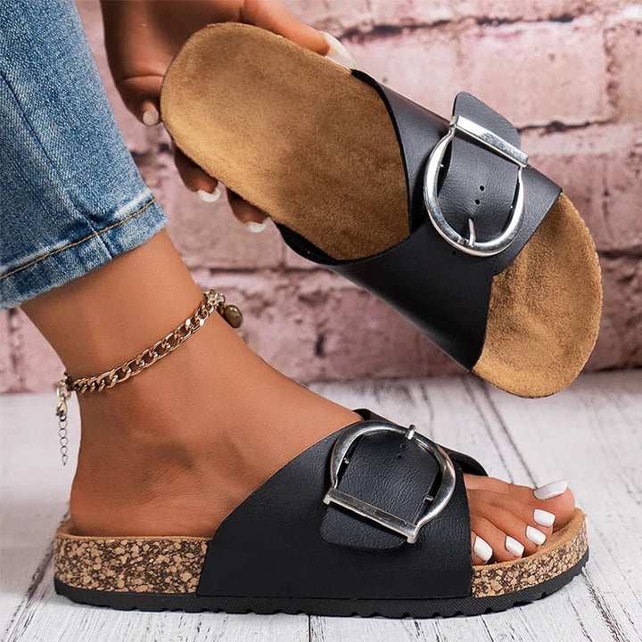 Bellevue | Buckle Mule Slide