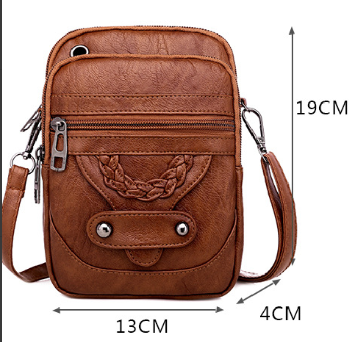 Carice - Vintage kožená kabelka