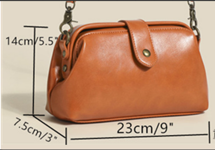 Ivy - Mini kožená crossbody taška
