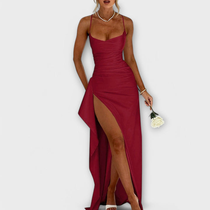 Darby - Elegantní Saténová Šaty