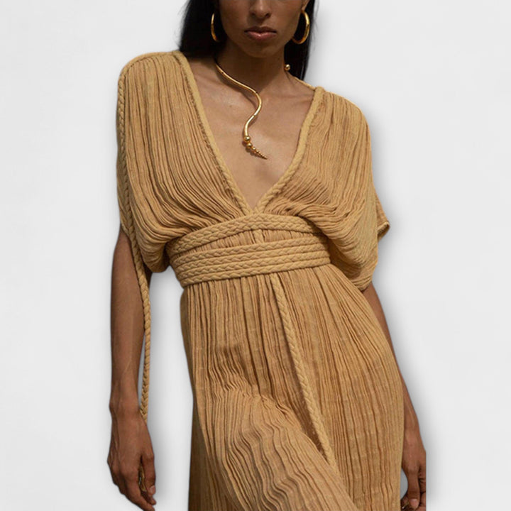 Kimonové maxi šaty v řeckém stylu