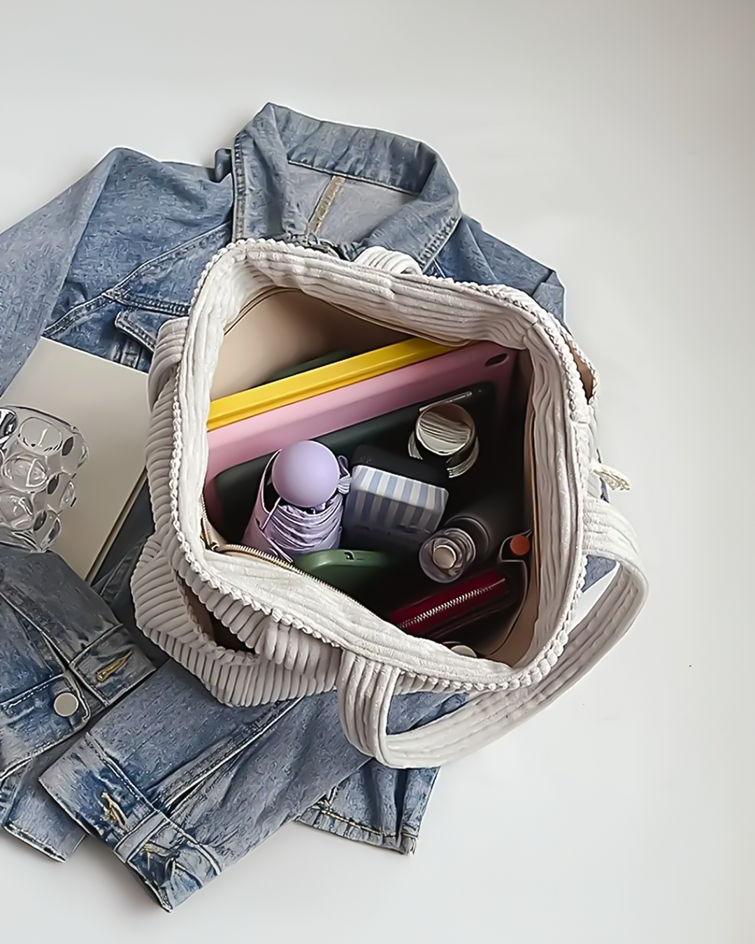 Noelle | Pohodlná taška z manšestru