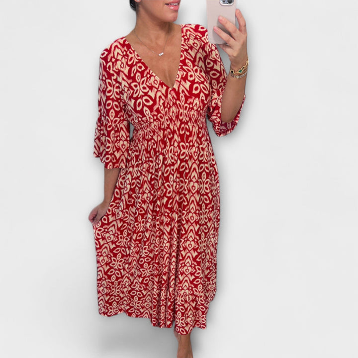 Jazlynn - Bohemian Kvetinové Šaty