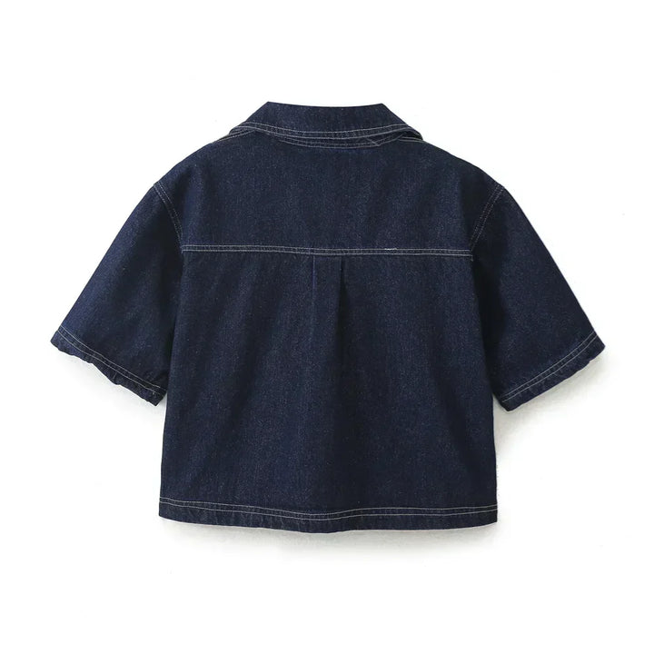 Miranda | Džínové souprava s výstřihem do V