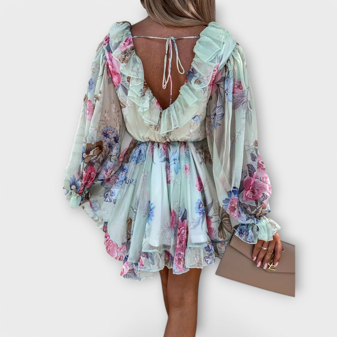 Mubil Šaty s Květinovým Vzorem