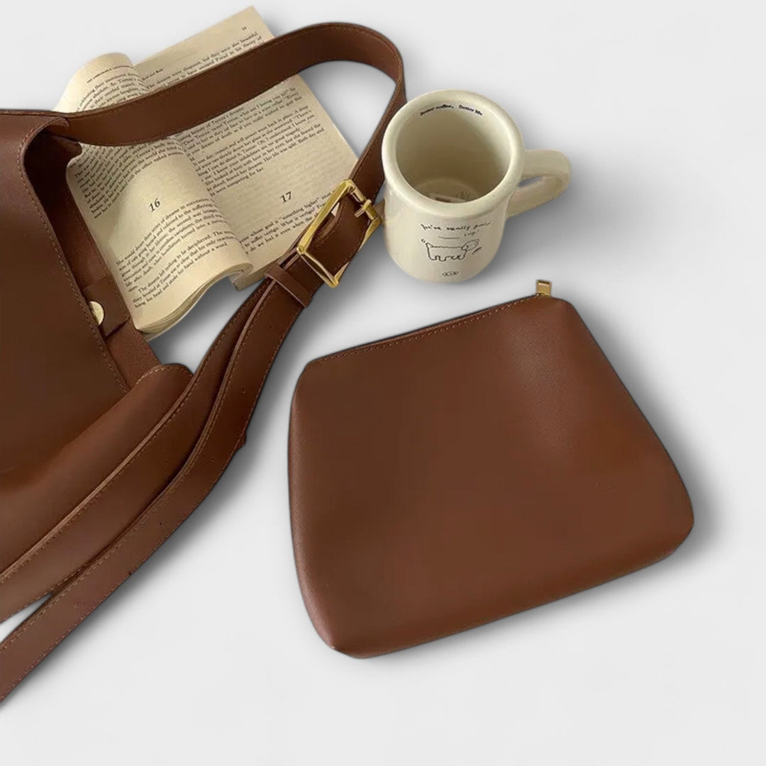 Eline – Elegantní kožená taška přes rameno