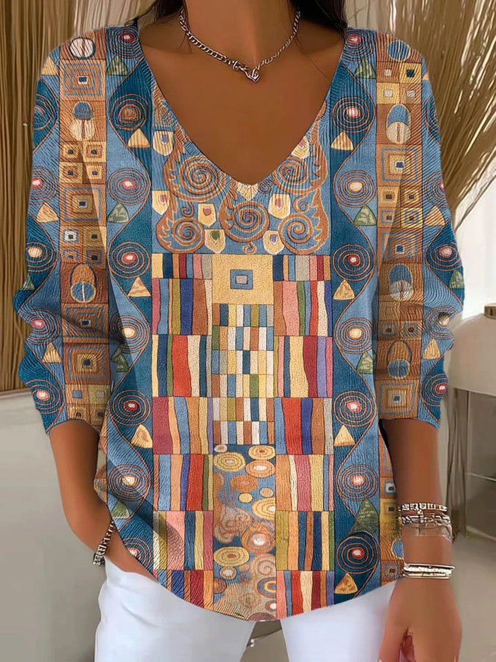 GABRIELLE | Svetřík s výstřihem do V