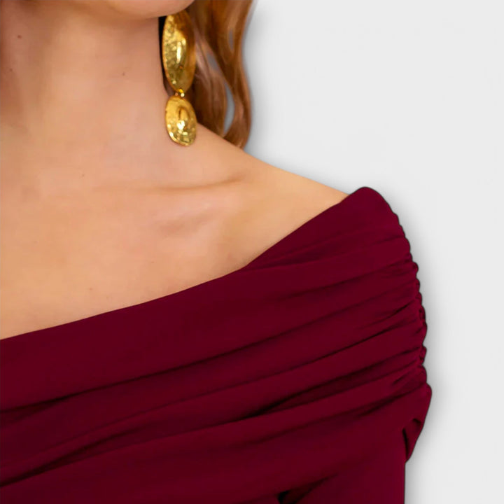 Elegantní overal s jedním ramenem