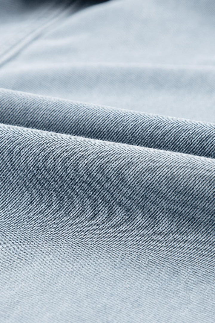 Alenora | Elegantní džínové šaty s krátkými letními rukávy