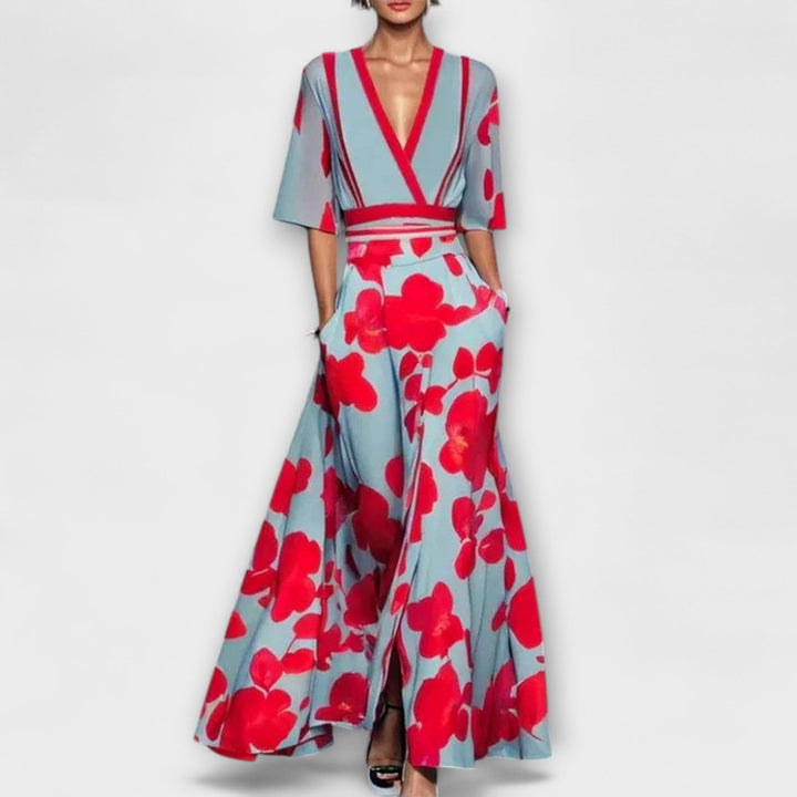 Alma - Elegantní design šatů s rukávy pro ženy