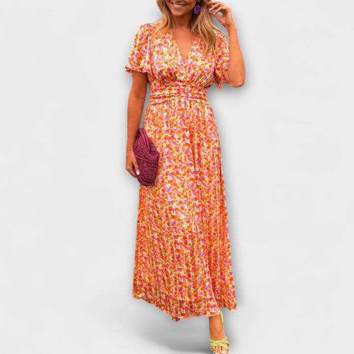 Elsie - Klasická V-krční šaty