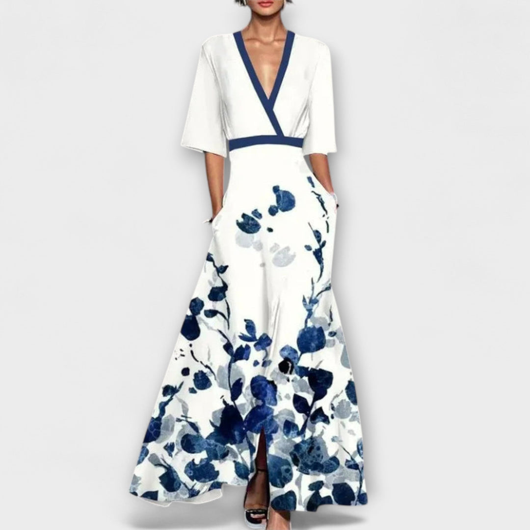 Alma - Elegantní design šatů s rukávy pro ženy